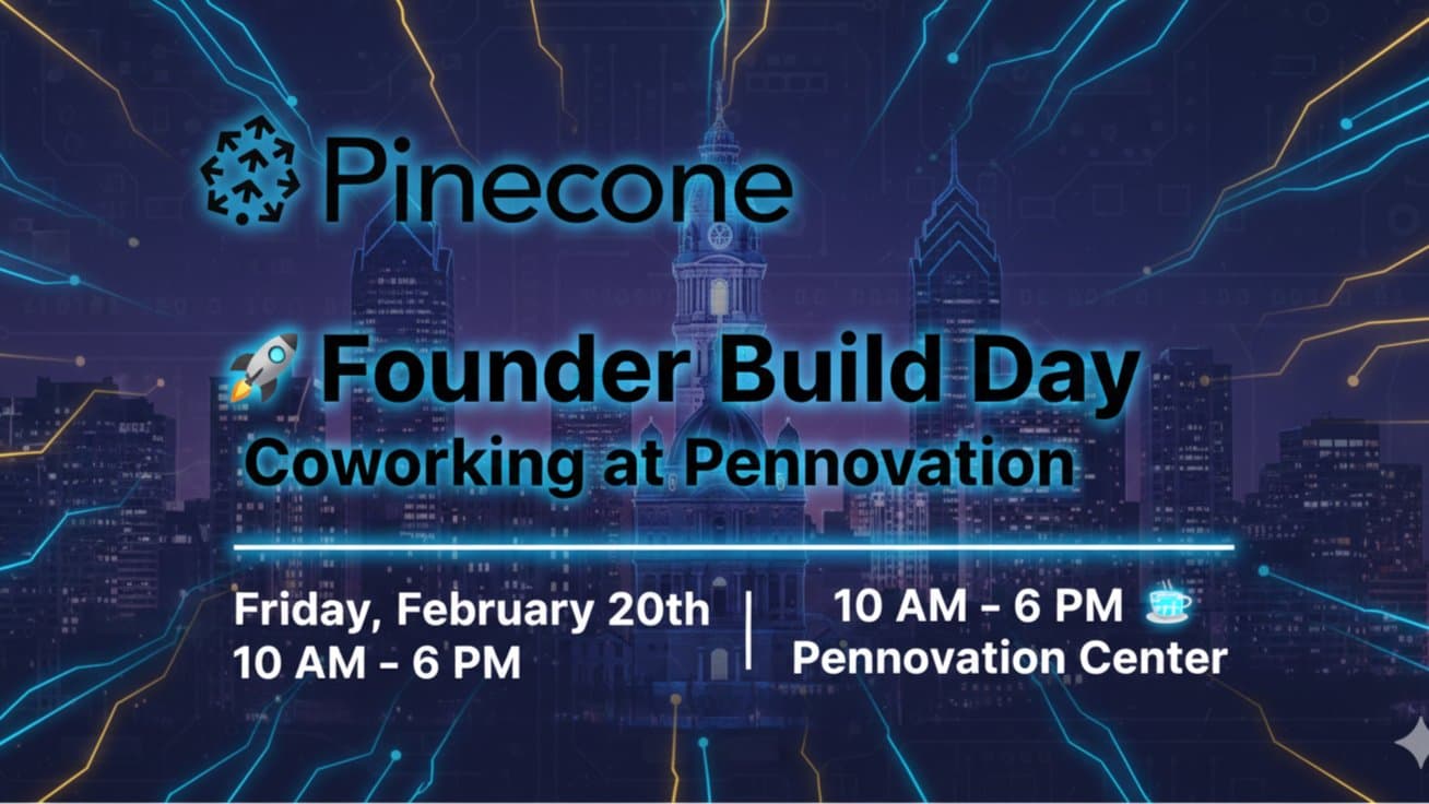 Fondo del evento Founder Build Day: Coworking at Pennovation
